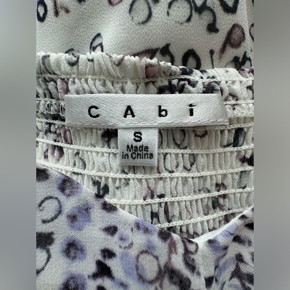 CAbi On The Clock Tiered Ruffle Cami Top Size S - Picture 9 of 11